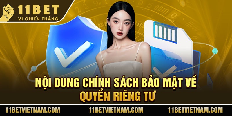 Nội dung chính sách bảo mật về quyền riêng tư