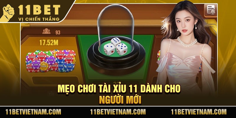 Mẹo chơi tài xỉu 11 dành cho người mới